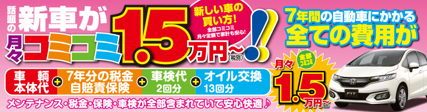 コミコミ1.5万円